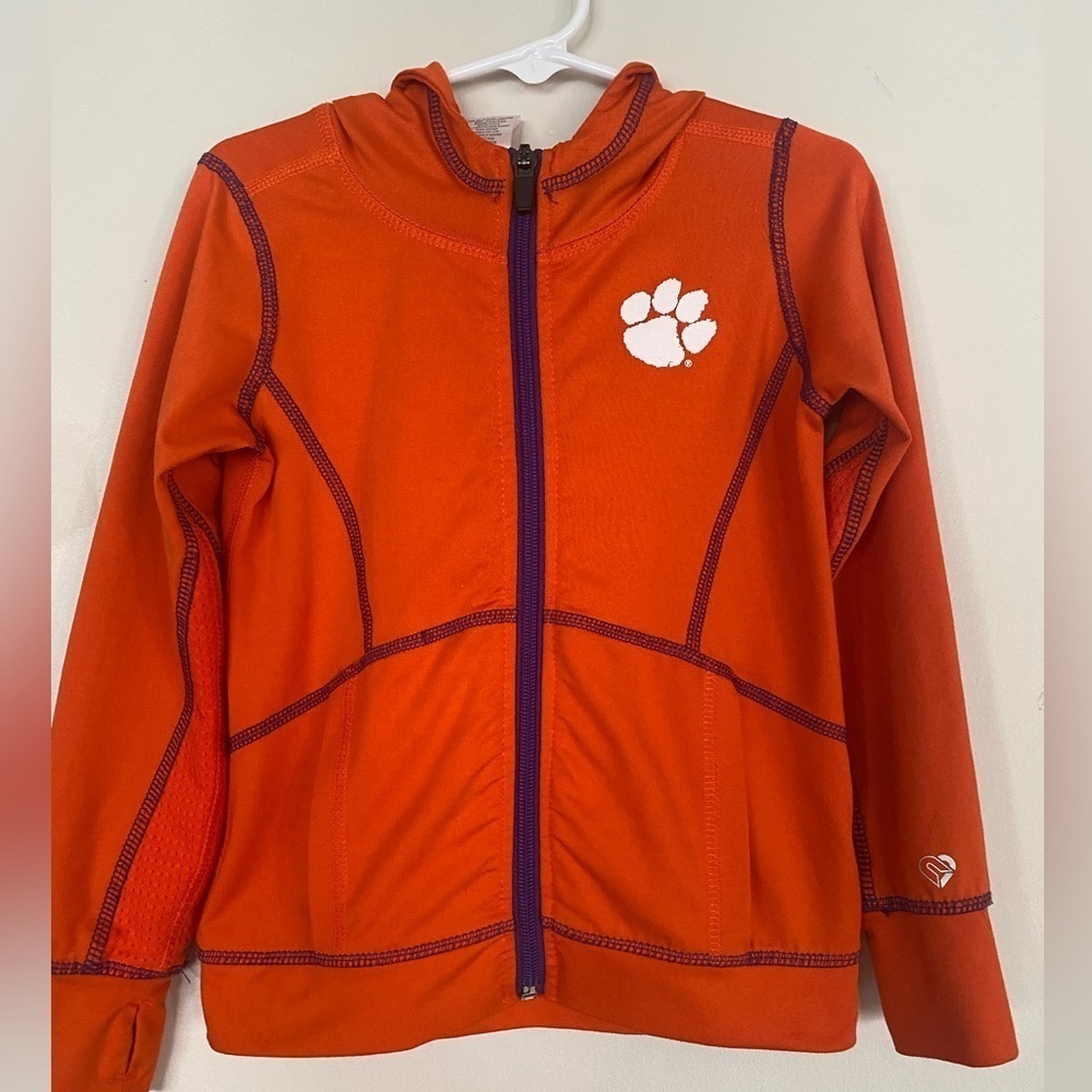 NCAA Clemson Tigers Boys' Full Zip Poly Hoodie